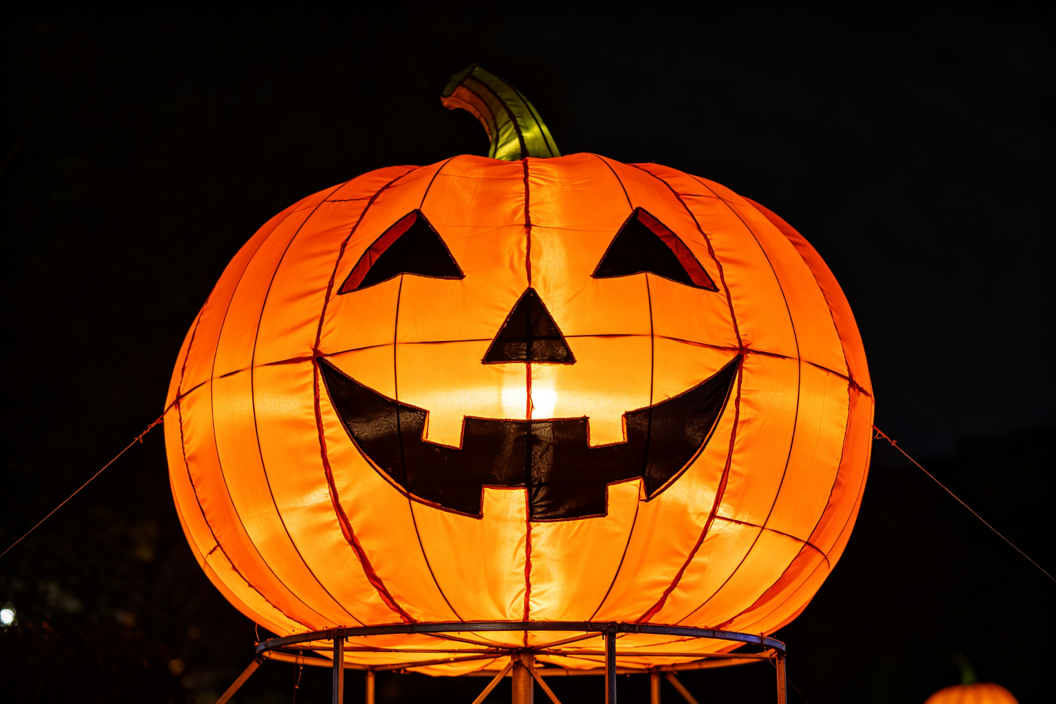 Halloween Pumpkin Lantern Display (ZD-122) - Festival & Holiday Lanterns by Zedong, dimensions 250x250x250cm