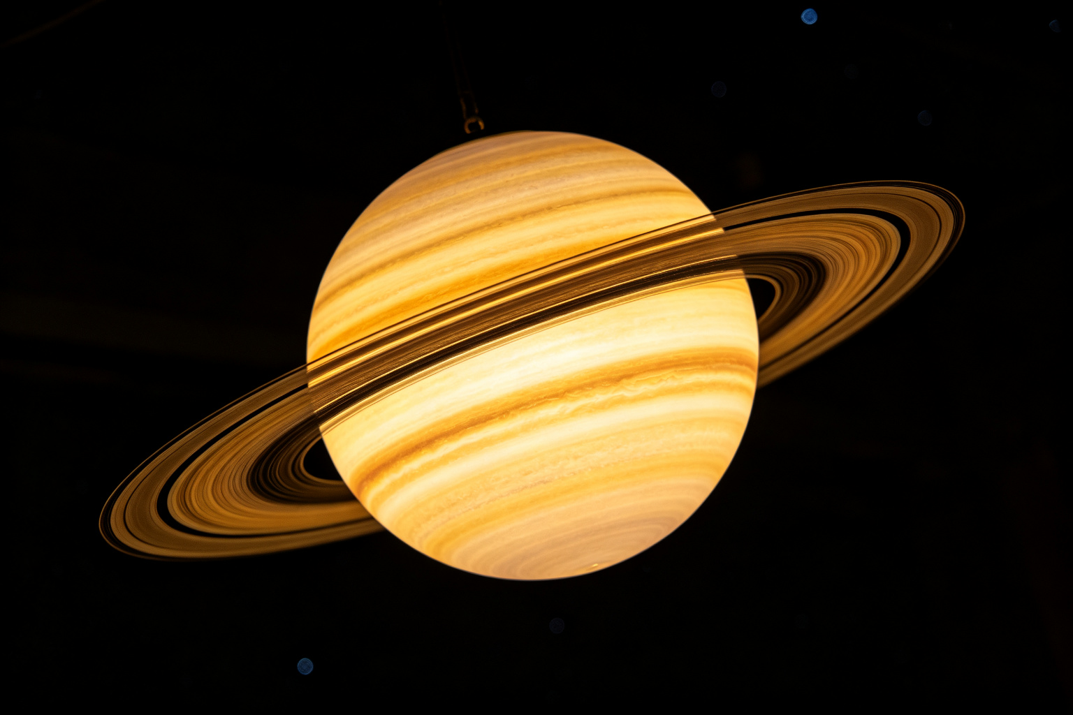 Saturn with Rings Lantern Display (ZD-228) - Space Lanterns by Zedong, dimensions 400x400x400cm